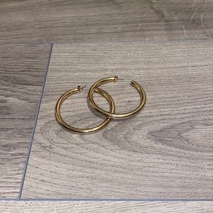 Zara Gold Hoop Earrings